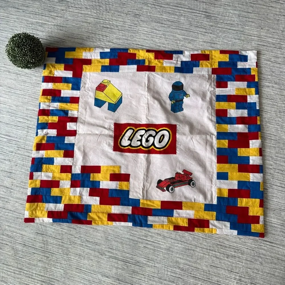 Handmade Lego Theme Standard Pillow Sham